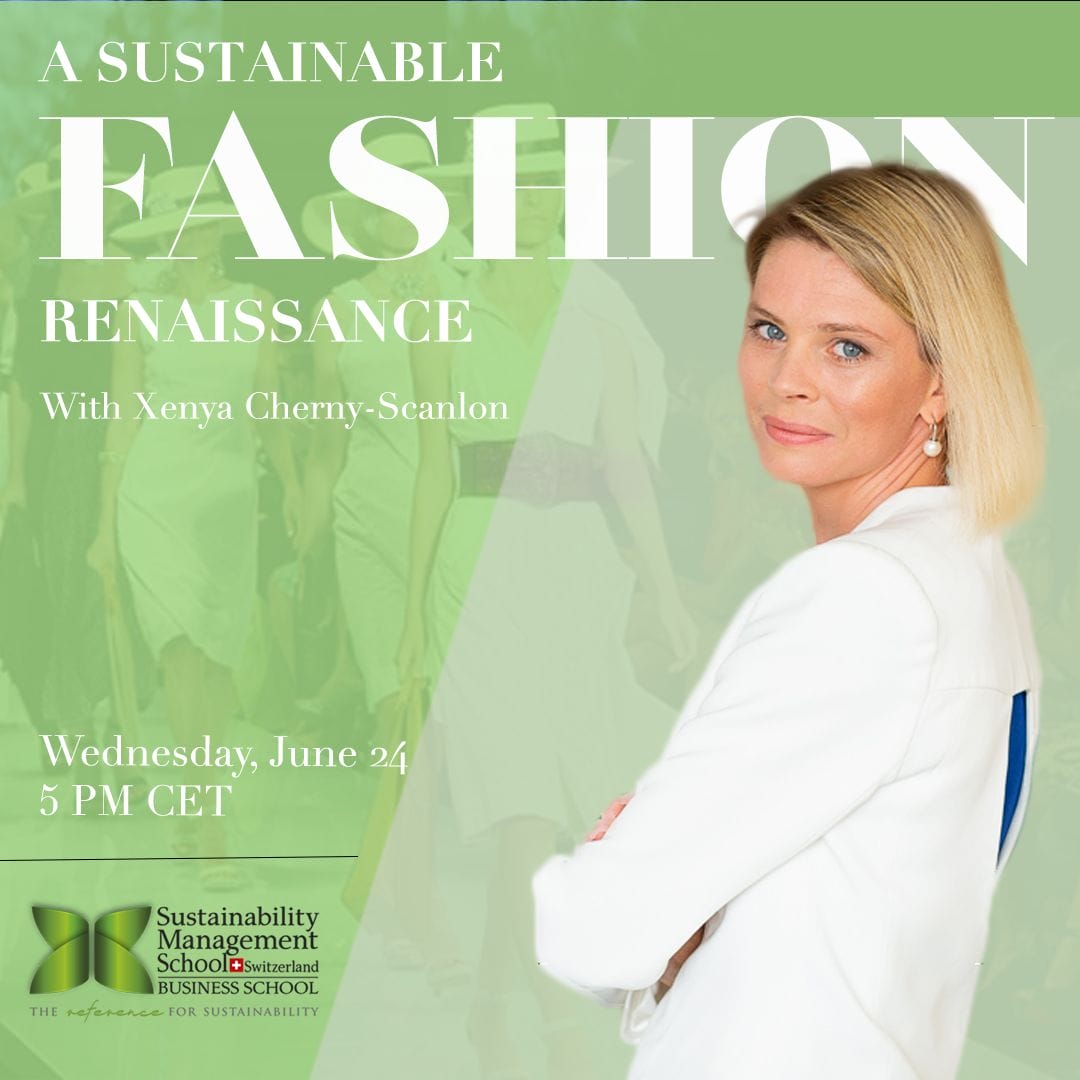 Sustainable Fashion Webinar by Prof. Xenya Cherny-Scanlon
